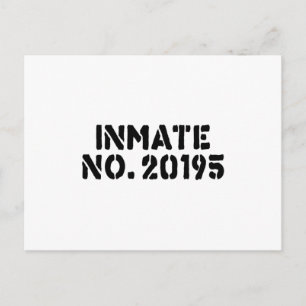 gedetineerde No. 20195 Briefkaart