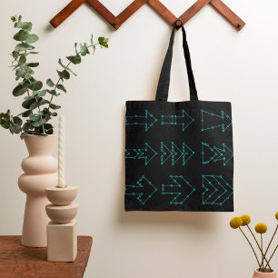 Gedetotte pijlen Canvas tas