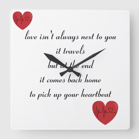 gedicht klok (Voorkant)