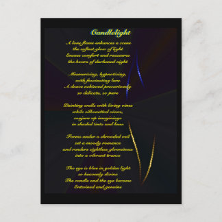 Gedicht op briefkaart