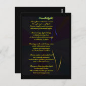 Gedicht op briefkaart (Voorkant / Achterkant)