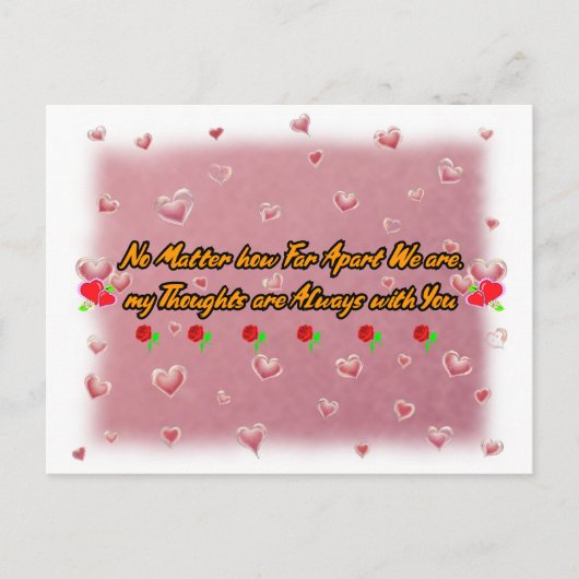 Gedicht op een briefkaart (Voorkant)