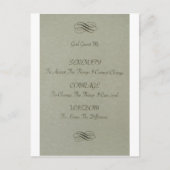 gedicht over sereniteitsgebed briefkaart (Voorkant)