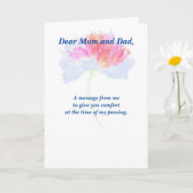 Gedicht: Pet Loss Sympathy FL Gevouwen