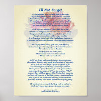 Gedicht: speciale herinneringen aan een dichter, F
