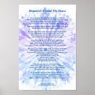 Gedicht: Speciale Herinneringen Aan Een Huisdier, Poster