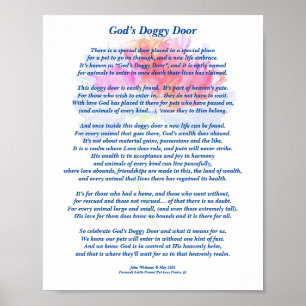 Gedicht: Speciale leden van huisdieren, FL-Poster Poster
