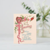 gedicht van de Valentijn Feestdagenkaart (Staand voorkant)