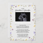 Gedicht voor grootouders aankondiging zwangerschap (Voorkant / Achterkant)