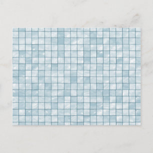 Gedifferentieerde patroonpasta Aqua Tile Briefkaart