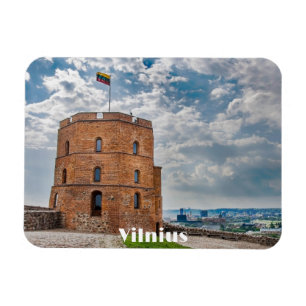 Gediminas-toren in Vilnius, Litouwen Magneet