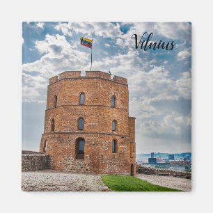 Gediminas-toren in Vilnius, Litouwen Magneet
