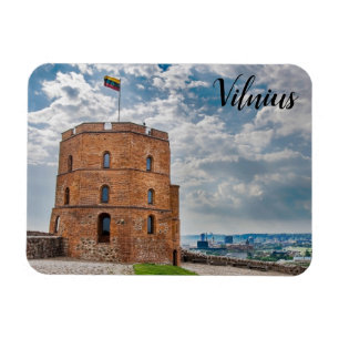 Gediminas-toren in Vilnius, Litouwen Magneet
