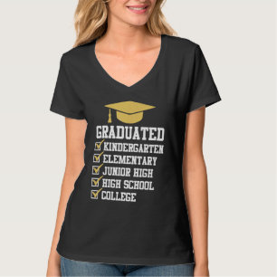 Gediplomeerde basisschool basisschool junior hoge  t-shirt