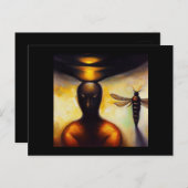 Gedistilleerd Dier Bijen 3 Briefkaart (Voorkant / Achterkant)