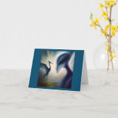 Gedistilleerd dier Heron 1 Kaart (Gele Bloem)