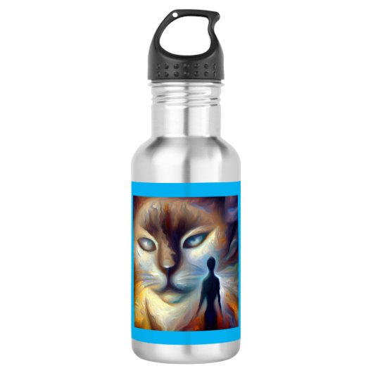 Gedistilleerd dier kat 3 waterfles  (Voorkant)