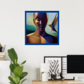 Gedistilleerd dier kolibrie 3 poster (Thuiskantoor)