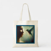 Gedistilleerd dier kolibrie 4 tote bag (Achterkant)