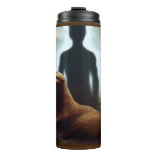 Gedistilleerd Dier Otter 2 Thermosbeker