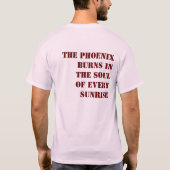 Gedistilleerde Angels Wings Long Hoeve T-shirt (Achterkant)