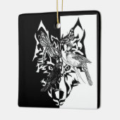 Gedistilleerde dieren Keramisch Ornament (Links)