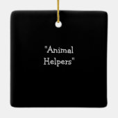 Gedistilleerde dieren Keramisch Ornament (Achterkant)