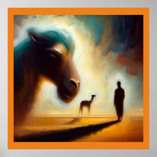 Gedistilleerde dierenkameel 1 poster