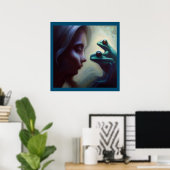 Gedistilleerde dierlijke kikker 2 poster (Thuiskantoor)