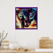 Gedistilleerde dierlijke panter 3 poster (Keuken)