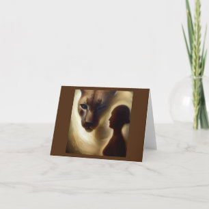 Gedistilleerde dierlijke poema 1 kaart
