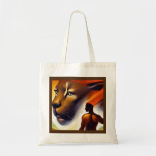 Gedistilleerde dierlijke poema 2 tote bag