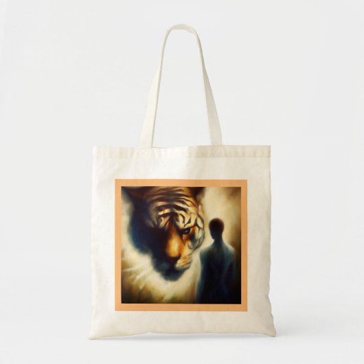 Gedistilleerde dierlijke tijger 1 tote bag (Voorkant)