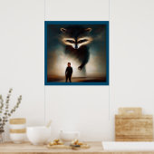 Gedistilleerde dierlijke wasbeer 1 poster (Keuken)