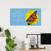 Gedistilleerde kleuren poster (Thuiskantoor)