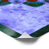 Gedistilleerde mandala perfect poster (Hoek)