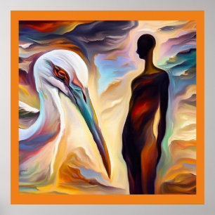 gedistilleerde ooievaar 2 poster