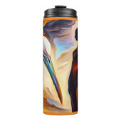 gedistilleerde ooievaar 2 thermosbeker (Voorkant)