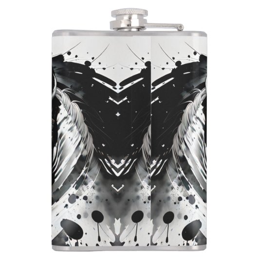 Gedistilleerde Pony 10 Heupfles (Achterkant)