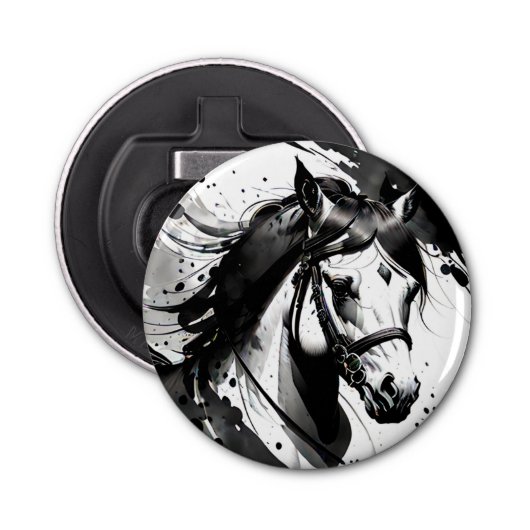 Gedistilleerde Pony 9 Button Flesopener (Voorkant)