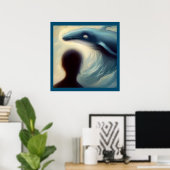 Gedistilleerde walvis 1 poster (Thuiskantoor)