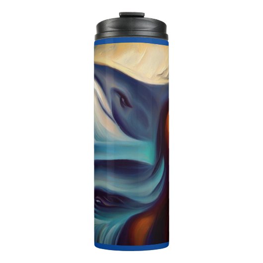 gedistilleerde walvis 3 thermosbeker (Voorkant)
