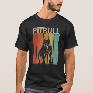 Gedistingeerd Pitbull-hond   Mannen Vrouwen Kind P T-shirt