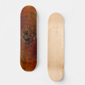 Gedistresseerde Roest Brullende Tijger Skate Deck (Voorkant)