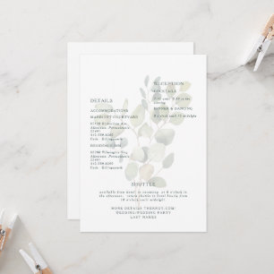 Gedmuleerde Eucalyptus Greenery Blauwgroen Typogra Kaart