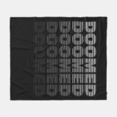 gedoemd fleece deken (Voorkant (Horizontaal))