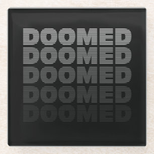 gedoemd glazen onderzetter