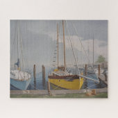 Gedokt op de baai legpuzzel (Horizontaal)