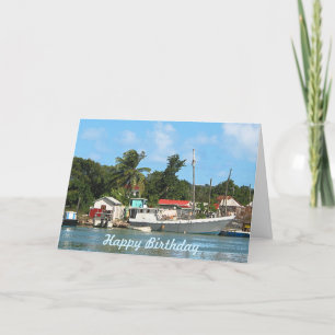 Gedokte Boats Antigua Kaart