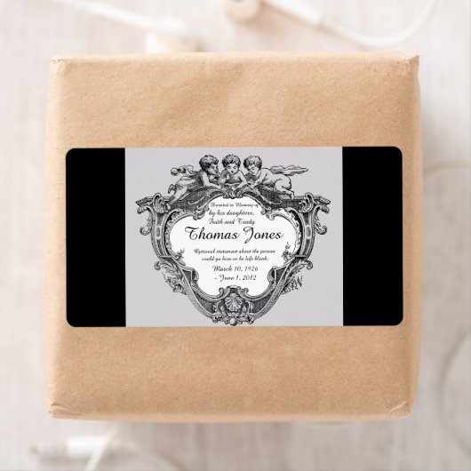 gedoneerd in het geheugen van Bookplate .. Etiket (Insitu)